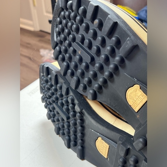 Size 10 Sorel Caribou Fleece Lined Men’s Waterproof Leather Boot Winter Warm - Picture 13 of 15